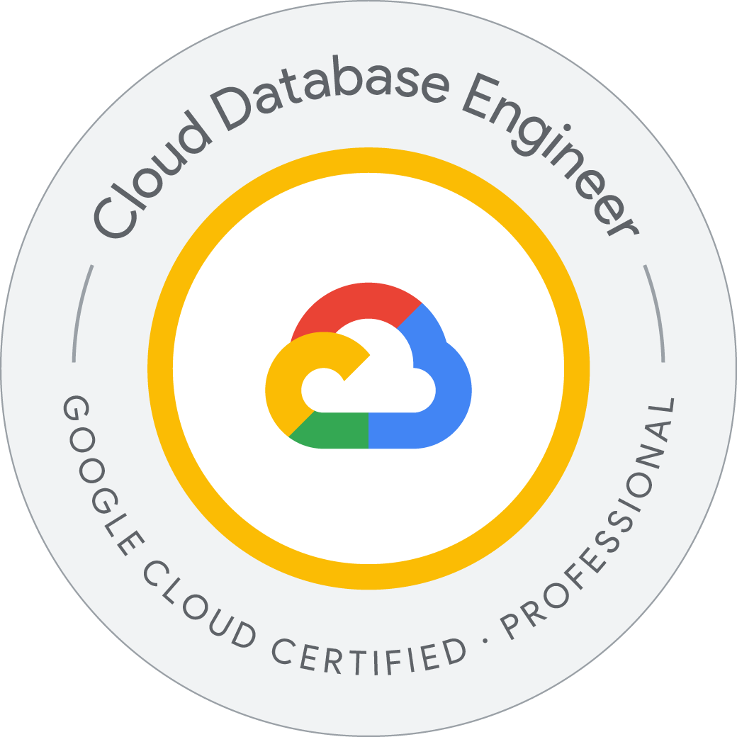 Google Professional Database Engineer Certificate
